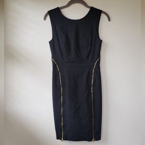 Bebe Black Zippered Dress